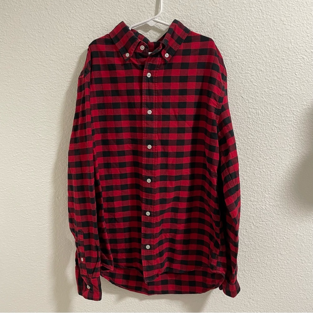 Crewcuts Red and Black Checkered Shirt